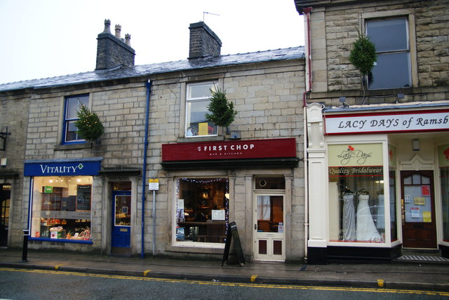 The First Chop, Ramsbottom., selling its own handcrafted bottle beers.