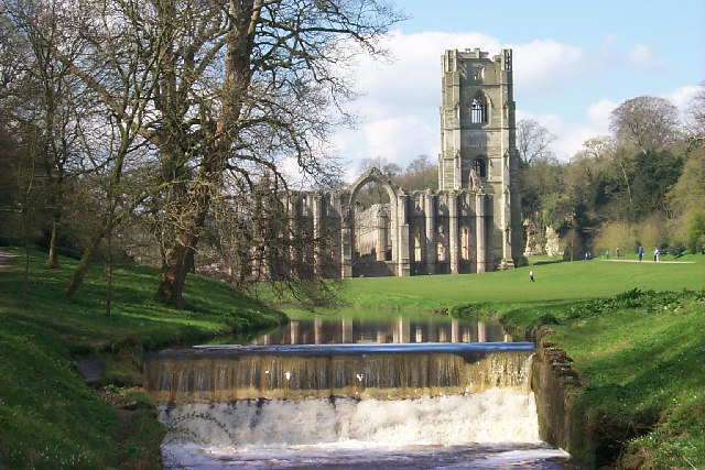 Fountains Abbey and the River Skell 