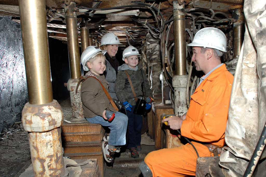 family visit to © Welcome to Yorkshire National Coalmining Museum Wakefield