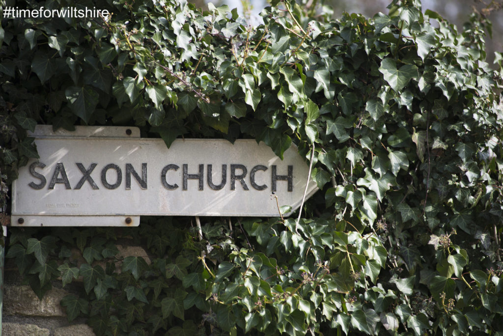 A sign pointing to the Saxon Curch ©visitwiltshire.co.uk