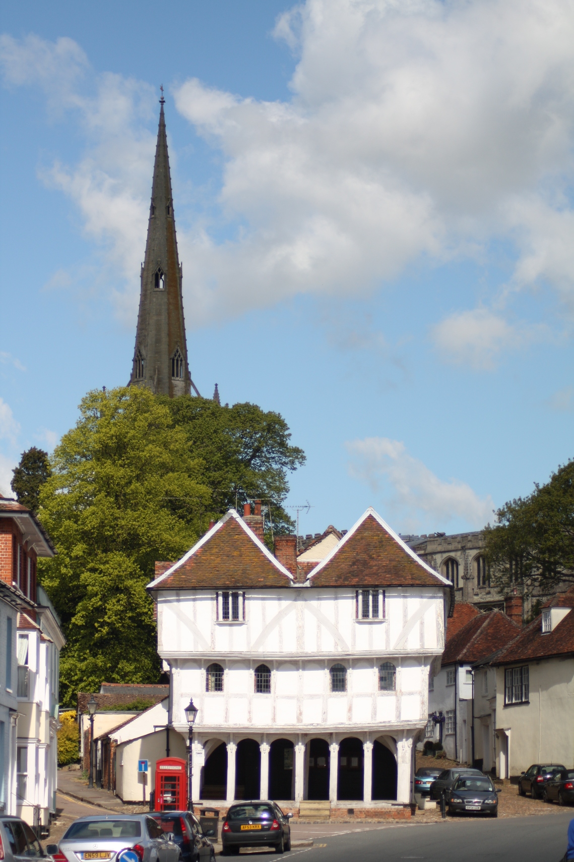 Thaxted Church behind the Guildhall © visitessex.com