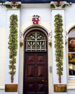 Entrance to offices of Shepherds Neame