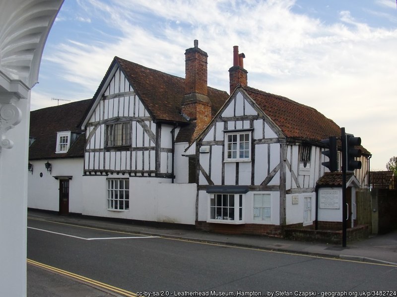 Timber-framed Hampton Cottage and Leatherhead Museum by Stefan-Czapski