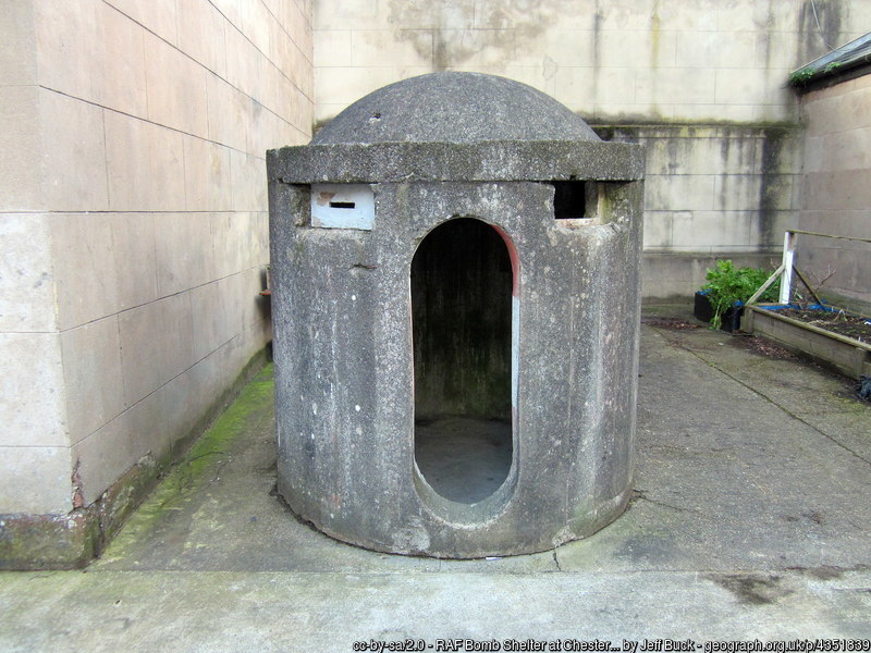 RAF bomb shelter at Chester