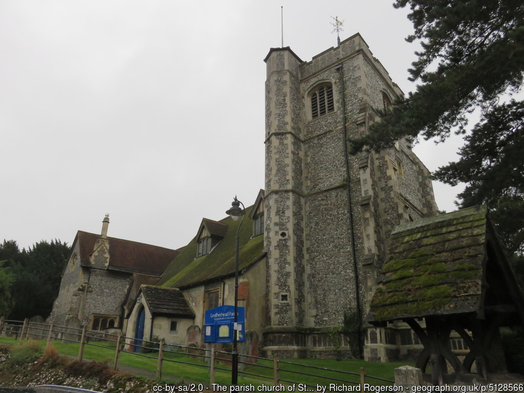 The ancient St Mary and St Nicholas Leatherhead by Richard-Rogerson