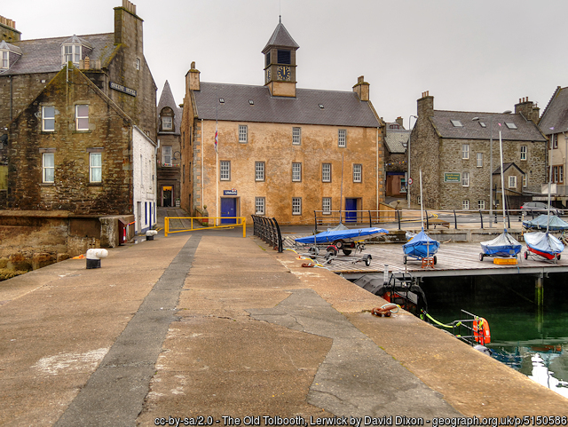 The Old Tollbooth Lerwick, Shetland by David Dixon