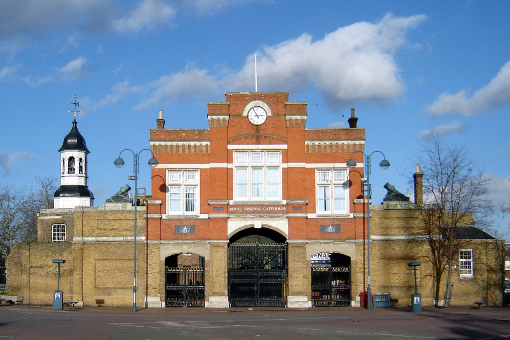 Woolwich royal arsenal gatehouse