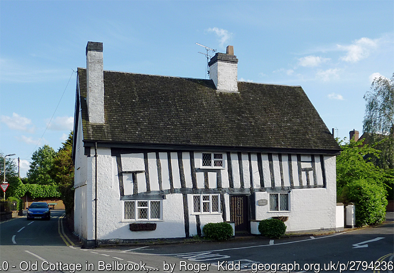 The Old Cottage in Bellbrook, Penkridge, Staffprdshire by Roger--Kidd
