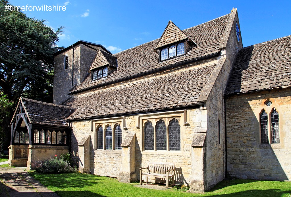 Beautiful stone St. Mary'sChurch in Cricklade