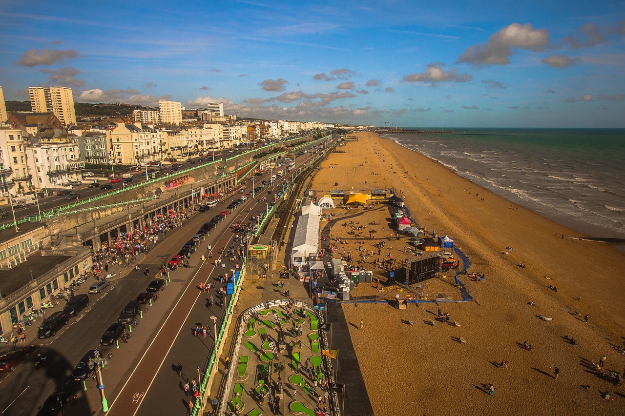 Brighton seafront by diego_torres on Pixabay