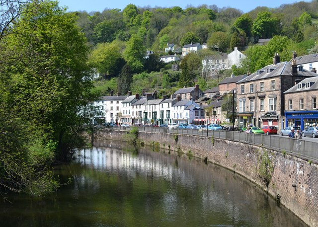 Matlock Bath from Jubilee Bridge C Neil Theasby